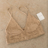 Heirloom Seamless Bralette | Mushroom