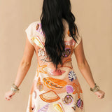 Beige Sea Shell Knit Dress | Queen Of Sparkles