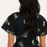 Sapphire Garden Dress | Black