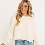 DOORBUSTER Oversized Sweater | Cream