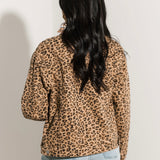 Kortnee Denim Jacket | Leopard
