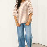 Bailey Stripe Shirt | Mocha