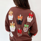 Brown Candy Apple Sweatshirt