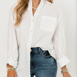 Sabine Tailored Shirt | Parchment