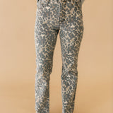 KUT Kelsey High Rise Ankle Flare Jean | Animal