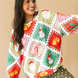 Christmas Stamp Sweatshirt | Queen Of Sparkles X Lexi Jade's