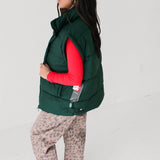 In A Bubble Puffer Vest | Evergreen