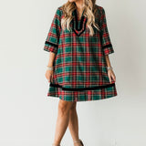 Merry Moments Mini Dress | Pine