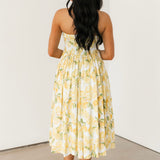 Lemon Daydream Midi Dress