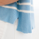 No Rules Stripe Sweater | Light Blue