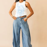 Rhinestone Barrel Jeans | Queen Of Sparkles