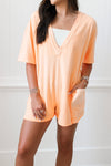 Hot Shot Tee Romper | Morning Sun