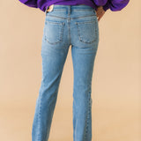 KUT Kelly High Rise Kick Flare Jean | Zest