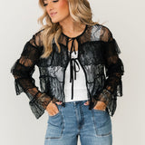 Thought You Should Know Lace Top | Black