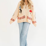 Two-Step Zip Sweater