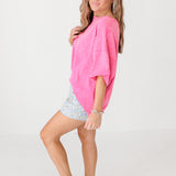 Oversized T-Shirt | Raspberry