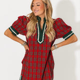 Santa Baby Mini Dress | Red