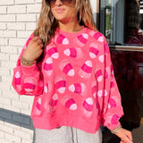 Neon Pink Candy Corn Sweatshirt | Queen Of Sparkles