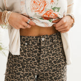 Wild Thangs Denim Pants | Leopard