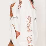 Licensed Texas Big Icons Scattered All Over Sweatshirt | Queen Of Sparkles