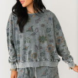 Dreamy Daze Floral Pullover Top | Ash