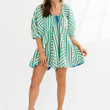 Bop Around Romper | Green Combo