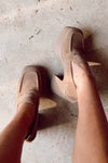 HALONA HEELED LOAFERS | TAUPE