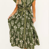 Garden Wonders Maxi Dress | Olive