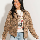 Kortnee Denim Jacket | Leopard