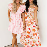 Tuscan Picnic Midi Dress
