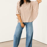 Bailey Stripe Shirt | Mocha