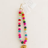 Colorful Beaded Heart Necklace