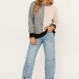 Stone & Spice Colorblock Sweater