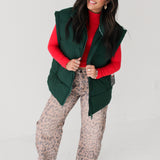 In A Bubble Puffer Vest | Evergreen