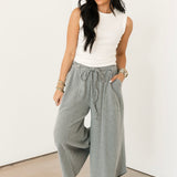 Willow Striped Pant | Grey