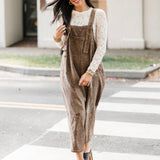 Untamed Chic Overalls | Brown Leopard