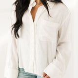 Linen Laurel Top | Clean Ivory