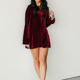 Linney Velvet Mini | Cabernet
