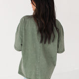 Take Me Home Loose Top | Juniper Green