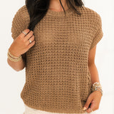 Just In Case Sweater | Tan