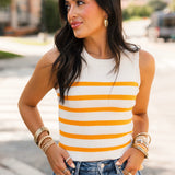 SEC Ya Later Tank | Orange Stripe