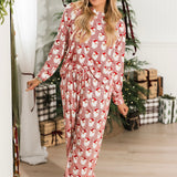 Annie Pants Set | Red Santa Baby