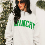 Reversible Mock Neck Pullover | Grinchy Merry