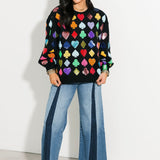 Black Suits Sweatshirt | QOS X Lexi Jade's