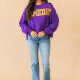 Gameday Sweatshirt | Purple Gold