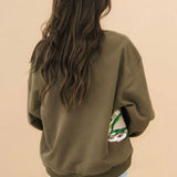 Hunter Green Plaid Duck Sweatshirt | Queen Of Sparkles