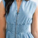 You Know Me Midi Dress | Chambray