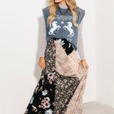 Flower Shop Midi Skirt