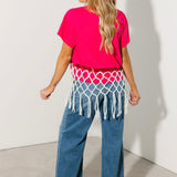 Pink Basketball Net Tee | Queen Of Sparkles