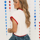 Stars & Stripes Sweater Top